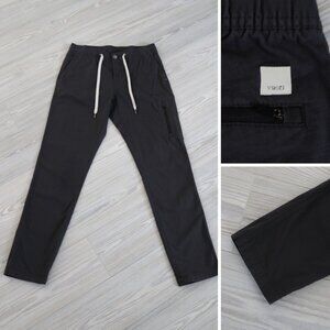 Vuori Ripstop Pant Black Drawstring Waist Taper Men's M Outdoor Travel Climber